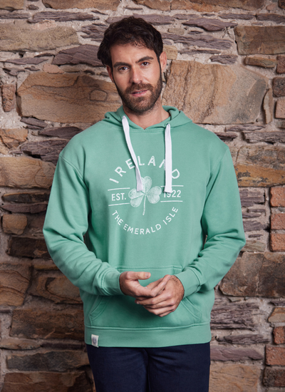 Unisex Ireland Est. 1922 Shamrock Hoodie 